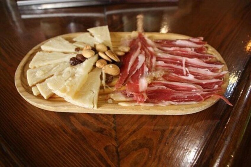 Iberico ham and Manchego cheese!