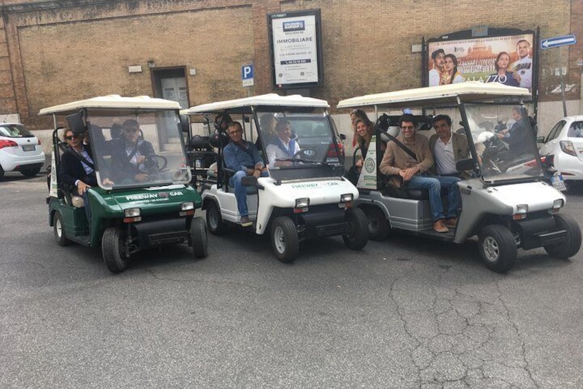 Golf Cart Around Imperial Rome