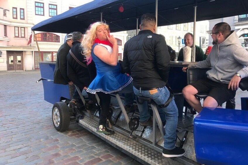 Private One Hour Riga Beer Bike Tour