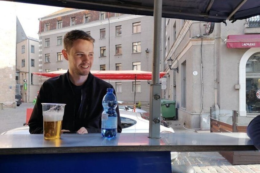 Private One Hour Riga Beer Bike Tour