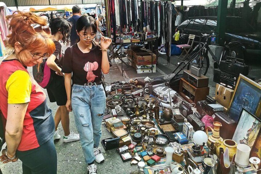 Najlon flea market at Novi Sad, Serbia