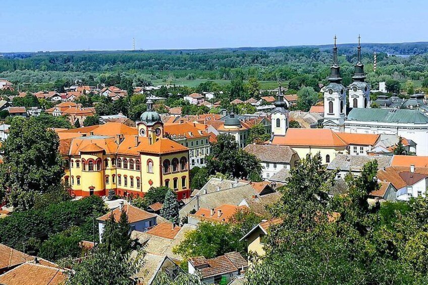 Panorama of Sremski Karlovci from view point