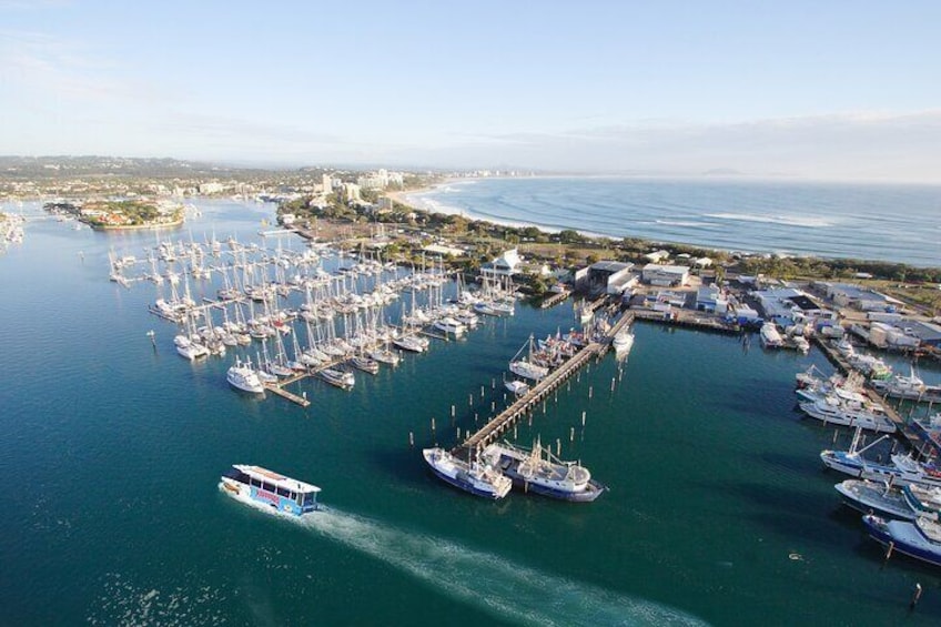 Cruising past the Marina