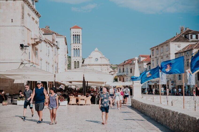 Hvar town - square - island Hvar Providenca experience