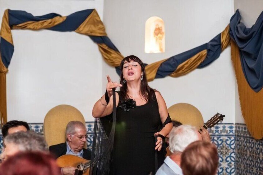 Lisbon: Authentic Fado Show, Dinner and Night Tour