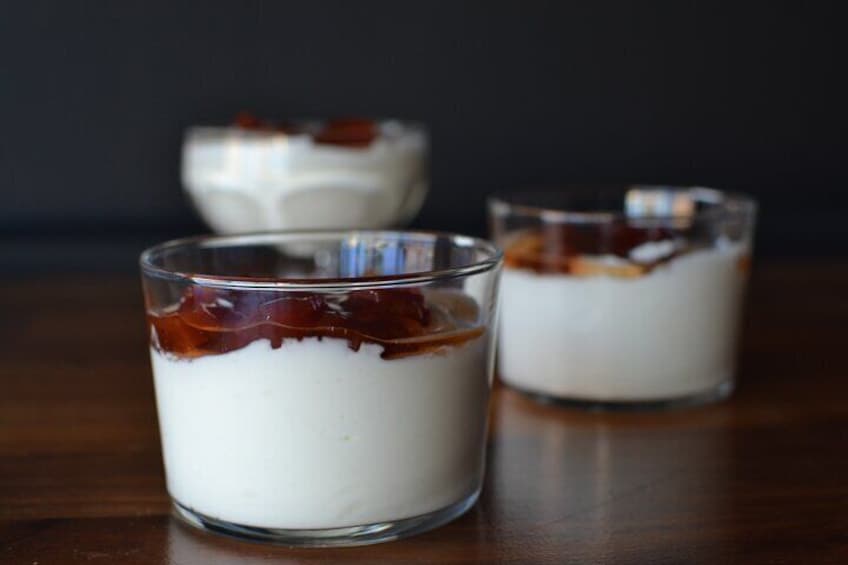 Greek yoghurt mousse