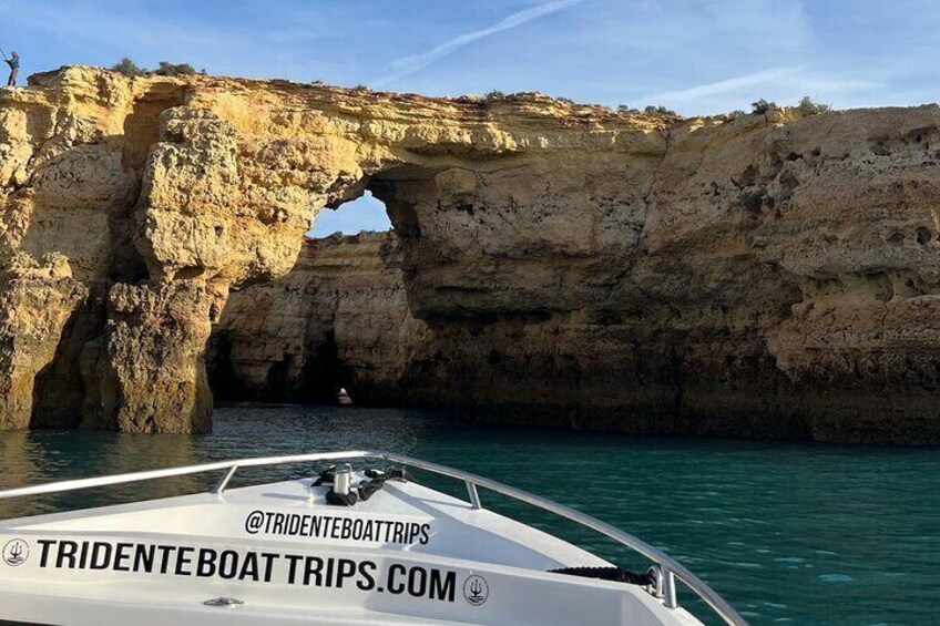 Albandeira's Arch - Benagil Caves Algarve Grutas Tridente Boat Trips