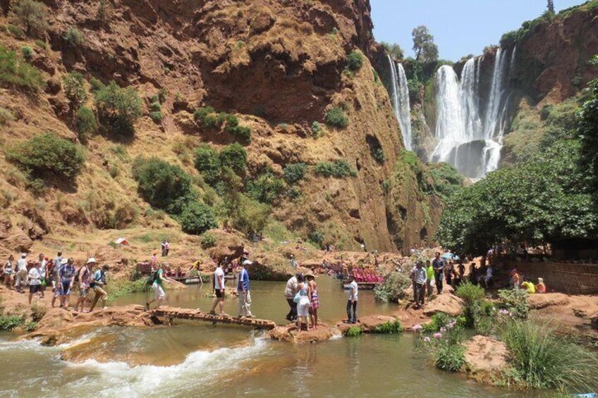 Shared group day trip from Marrakech to Ouzoud waterfalls