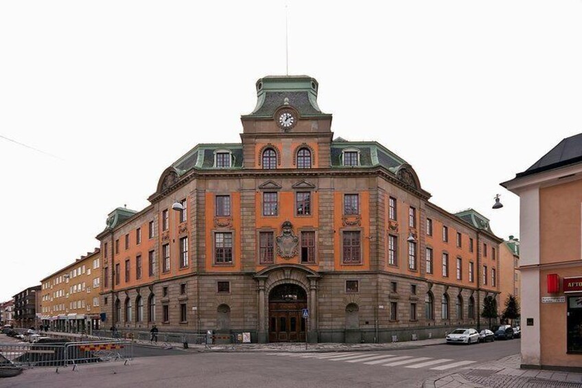 The Old Central bank house in Uppsala.