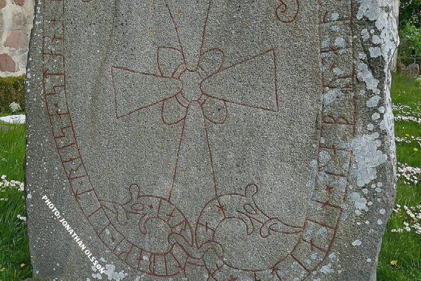 Jarlabanki rune stone. Famous in Stockholm.