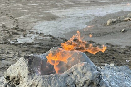 Qobustan rock arts, Mud Volcanoes, Fire temple Ateshgah, Yanardag