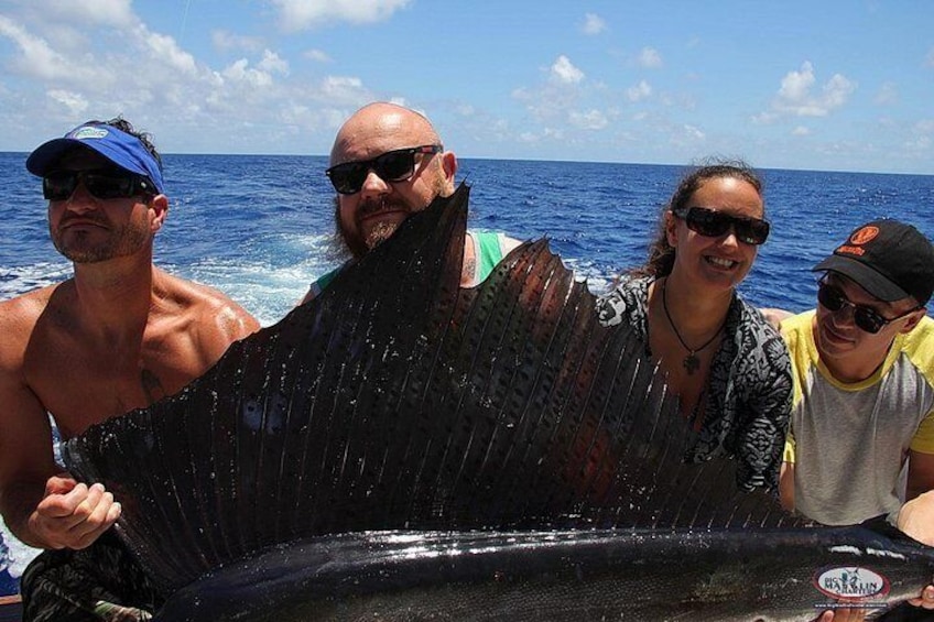 Punta Cana Private Fishing Charter on 39 Foot Boat