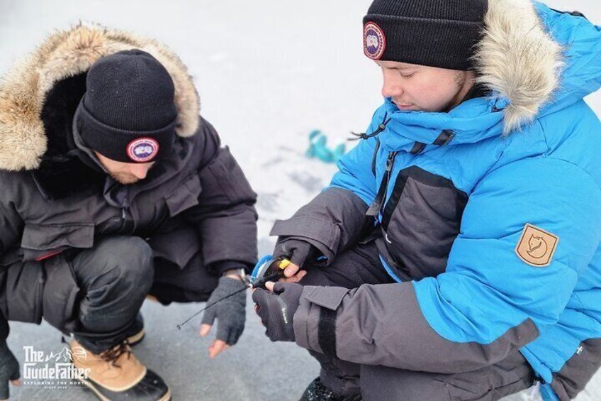 VIP Ice Fishing "ICEBREAKER" Lunch in Glass Igloo