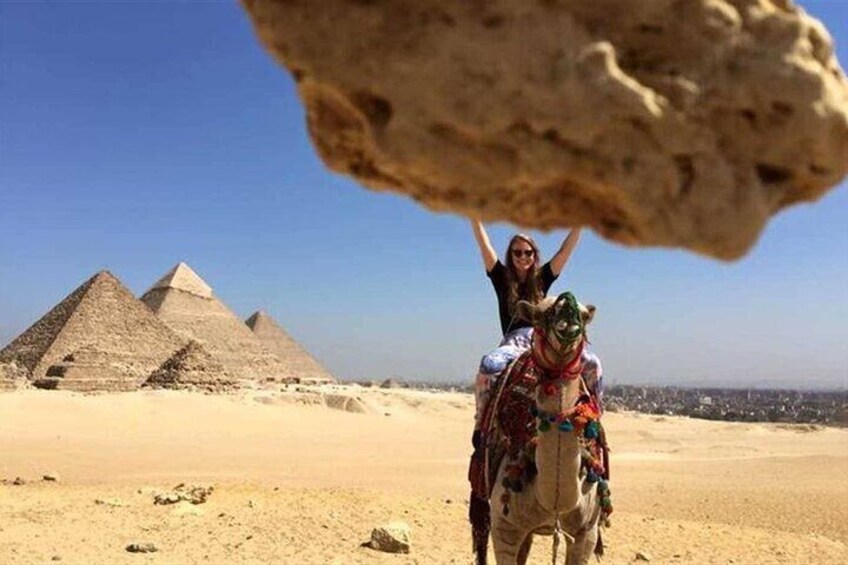 Giza Pyramids And Sakkara From Alexandria Port