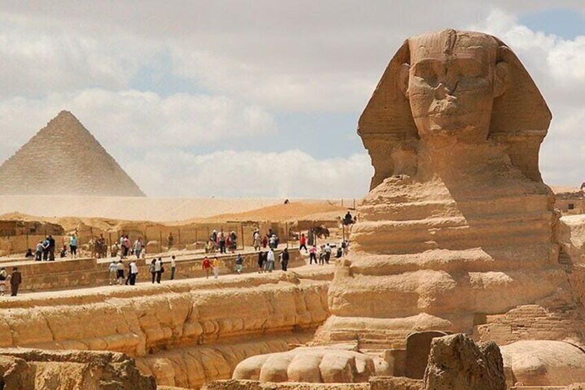 Giza Pyramids And Sakkara From Alexandria Port