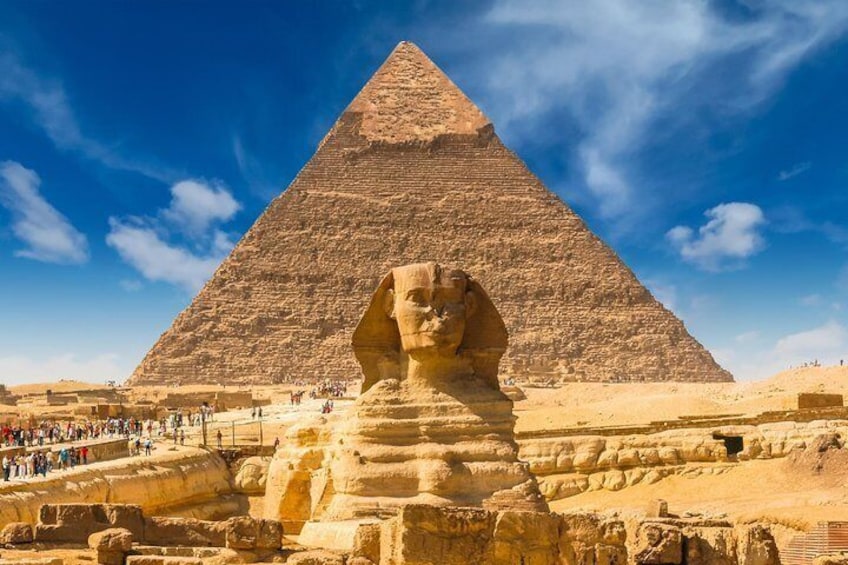 Full-Day Tour from Cairo: Giza Pyramids, Sphinx, Memphis, and Saqqara