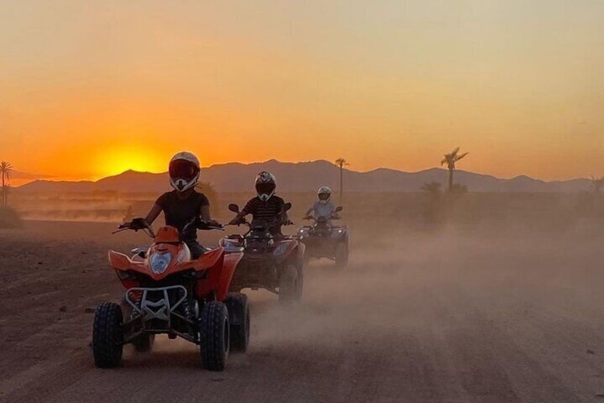 Quad Bike & Camel Ride & Dinner Show In Agafay Desert 