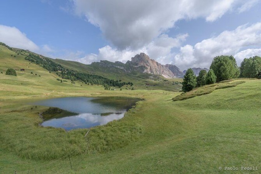 Show item 4 of 9. Photoshooting in the Dolomites - lakes and mountais