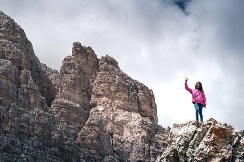 Photoshooting in the Dolomites - lakes and mountais