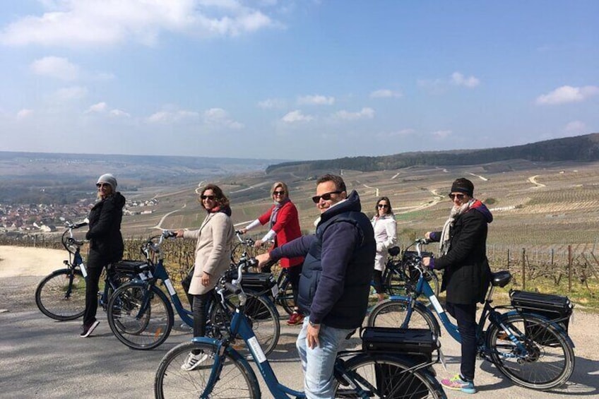 From Reims Full day Electric bike Champagne and lunch