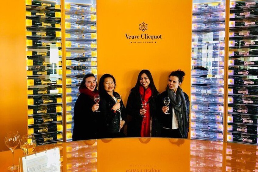 Visit of the prestigious Champagne House Veuve Clicquot