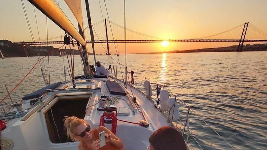 Lisbon Sunset Sailing with Portuguese Wine and History