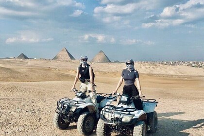 Giza pyramids, Sphinx, quad bike bike, Lunch,Camel ride, Dinner cruise& sho...