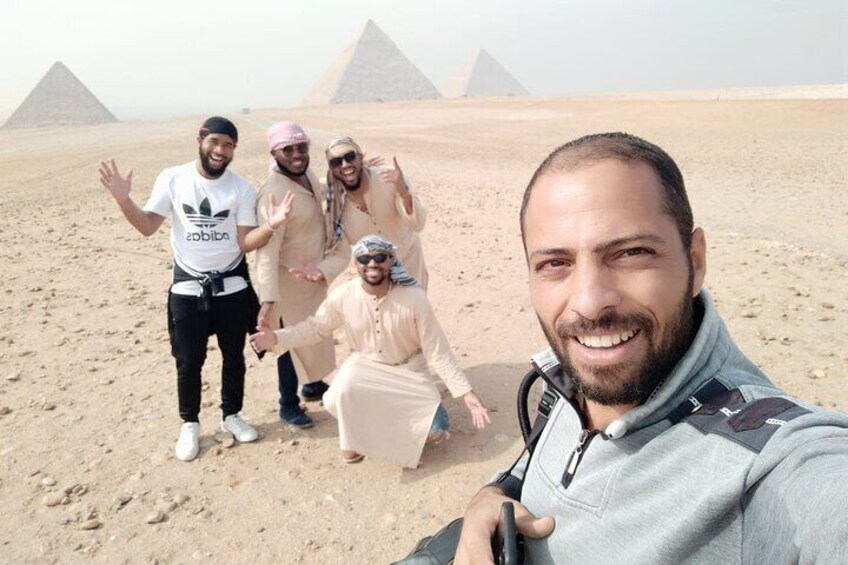 Giza pyramids, Sphinx, ATV bike, Camel ride, Dinner cruise & shopping tour