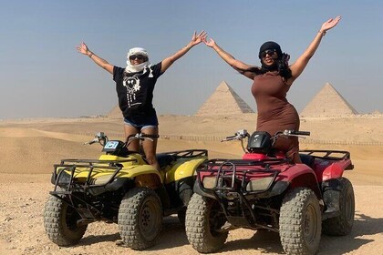 Giza pyramids, Sphinx, ATV bike, Lunch,Camel ride, Dinner cruise& shopping ...