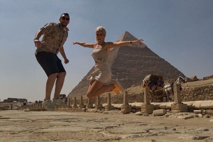 Trusted tour to Pyramids of Giza and Sphinx with Camel ride and Entrance Fees