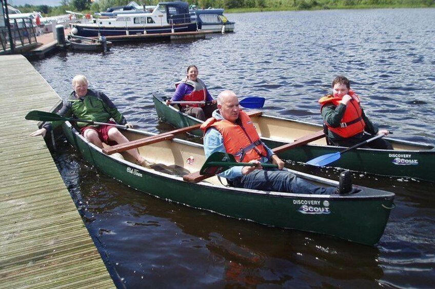 Travel the Lough allen canal to Acres Lake