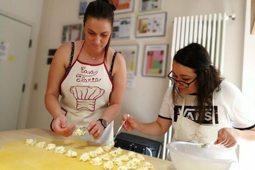 Make traditional handmade pasta from scratch with a local chef!