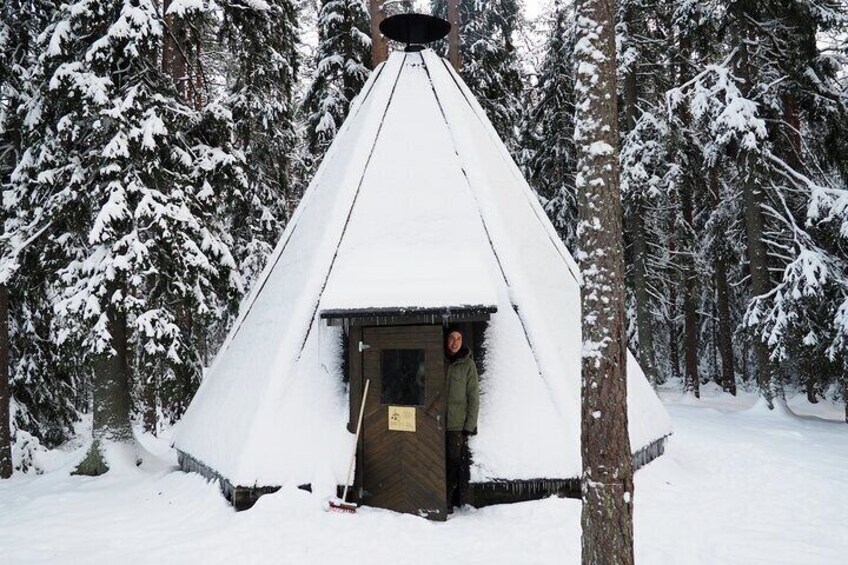 Winter Wonderland Hike in a National Park 