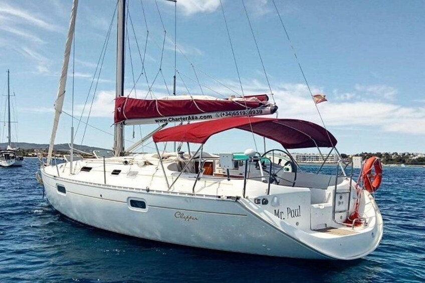 Our sailboats have shade. A very important feature for the summer