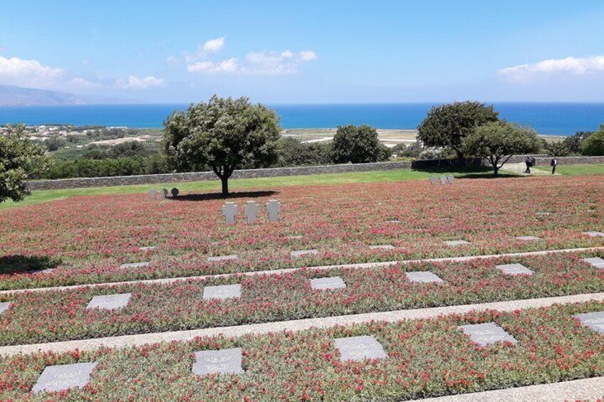 German Cemetery and The Airport of Maleme