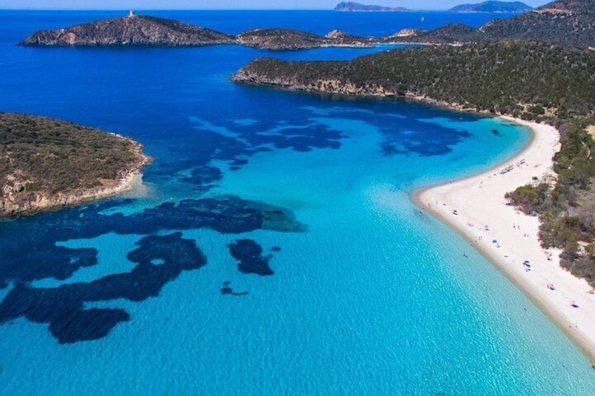 Cagliari: Amazing Jeep Private Tour of Sardinia's Hidden Beaches from Chia