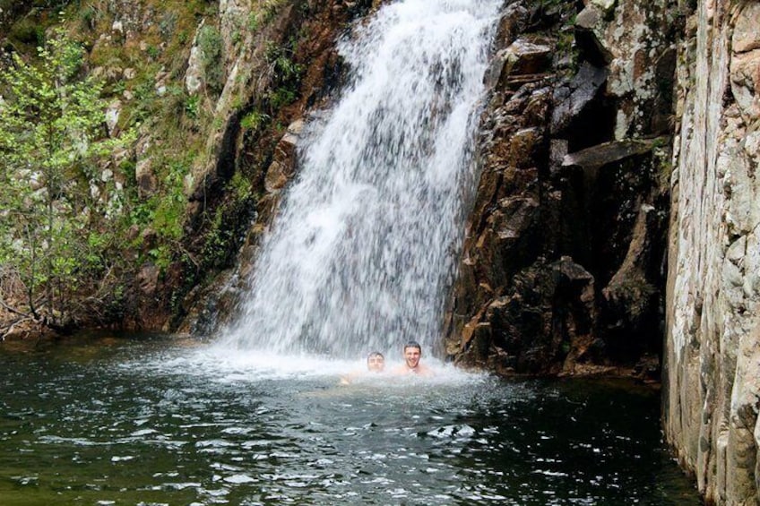 Cagliari: Trekking and Swimming at the Waterfalls from Chia