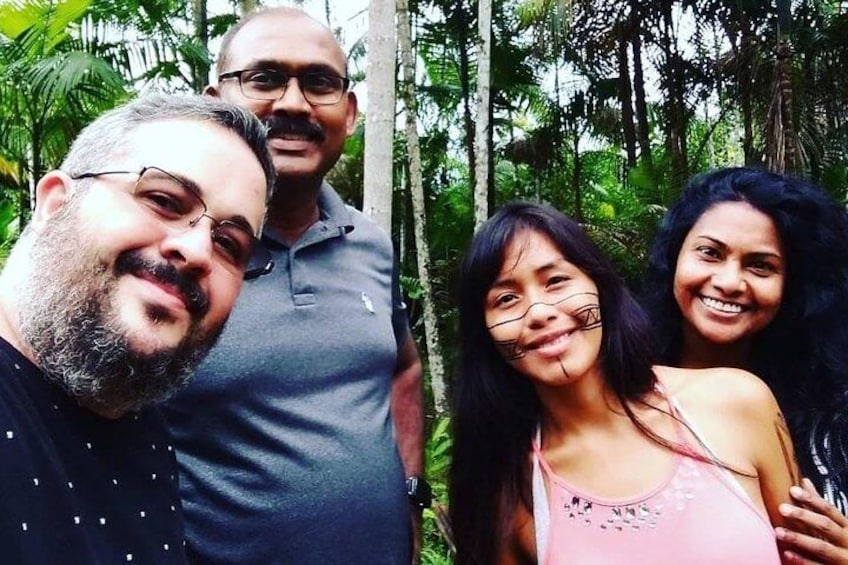 Full Day Rain Forest and Indian Reservation Tour from São Paulo