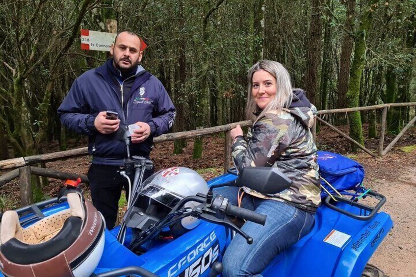 Cagliari: Quad-ATV Adventure Experience from Chia