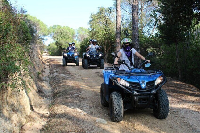 Cagliari: Quad-ATV Adventure Experience from Chia