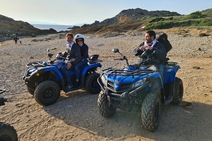 Cagliari: Quad-ATV Adventure Experience from Chia