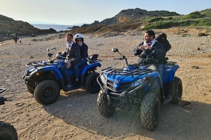 Cagliari: Quad-ATV Adventure Experience from Chia