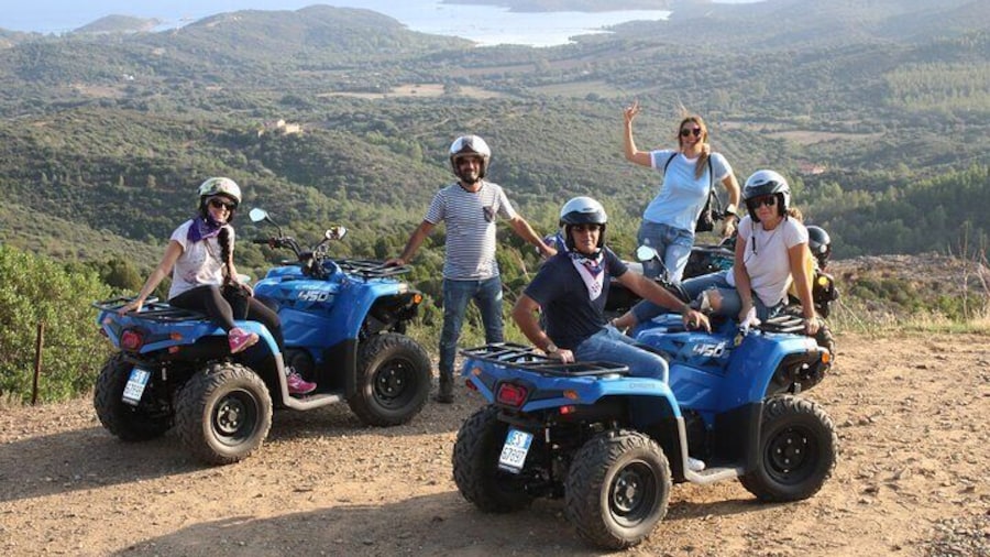 Cagliari: Quad-ATV Adventure Experience from Chia