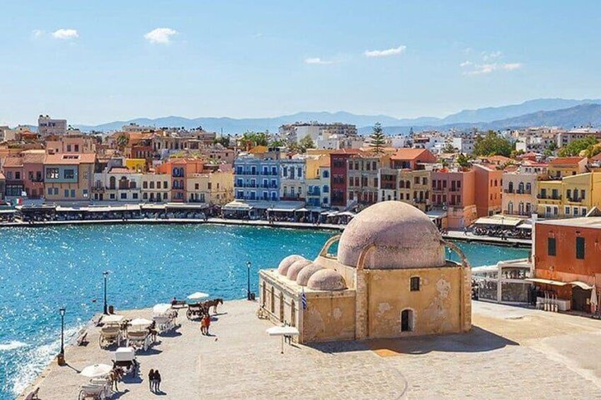 The Old Port, the Hassan Pascha Mosque and the Venetian/Jewish Quarter