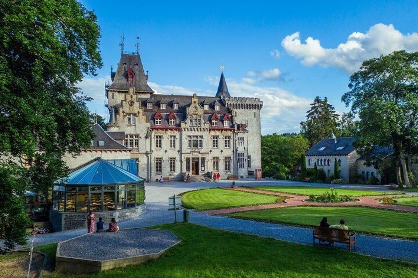 Castle, restaurant and gardens