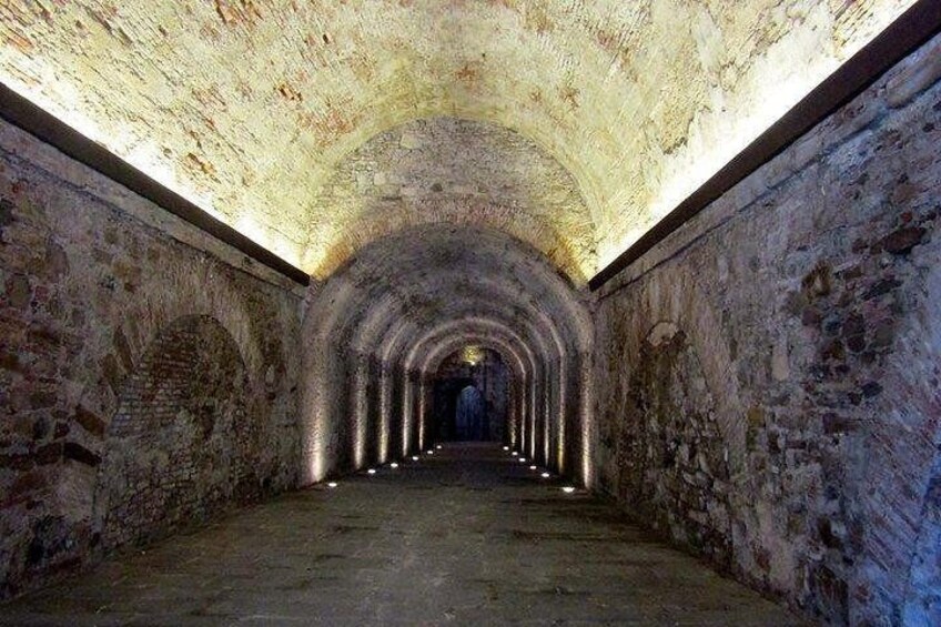 Lucca under the old city Walls