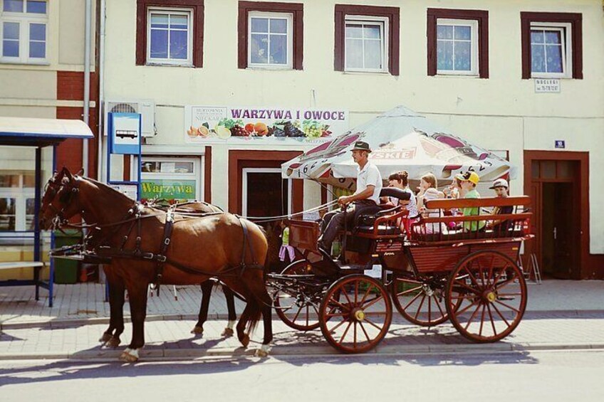 Horse and carriage tours with Polish traditional food experience