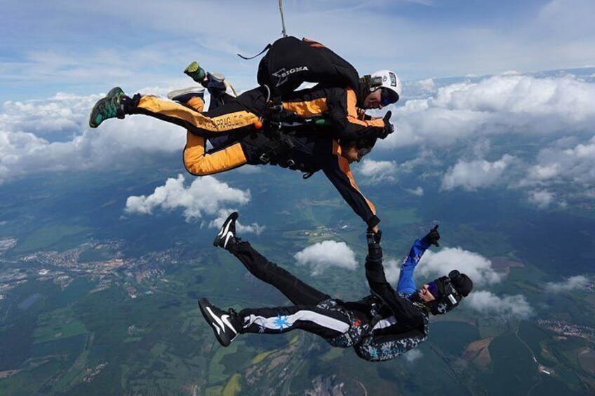 Tandem Skydiving Adventure in Prague