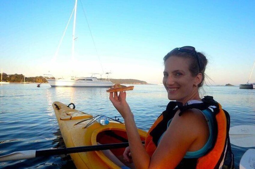 Enjoy Pizza and Kayaking! 