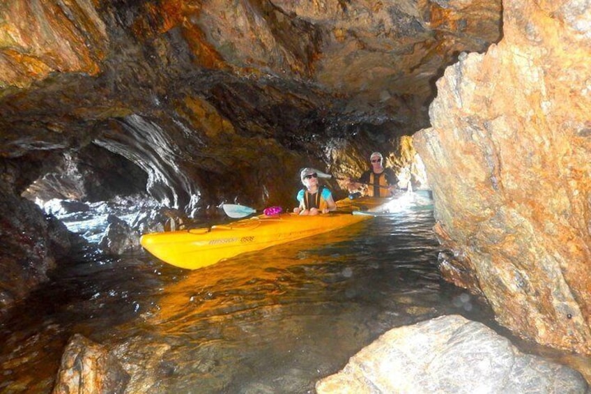 Float into caves!